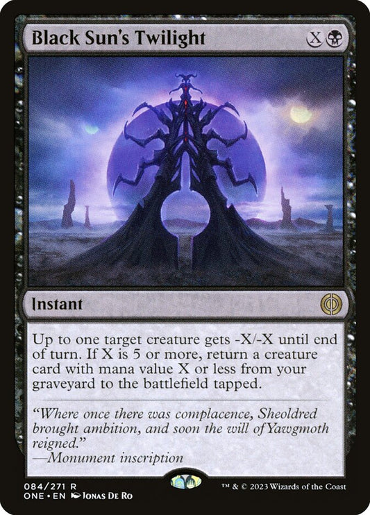 Black Sun's Twilight - ONE 84  (Foil)