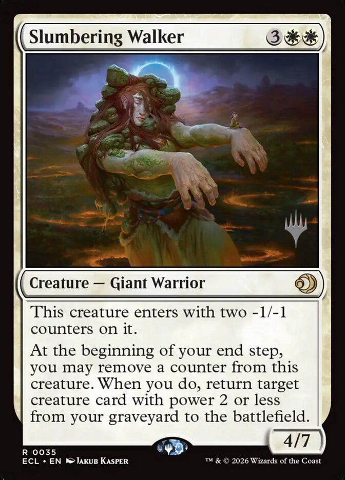 Slumbering Walker - Lorwyn Eclipsed Promos 35p