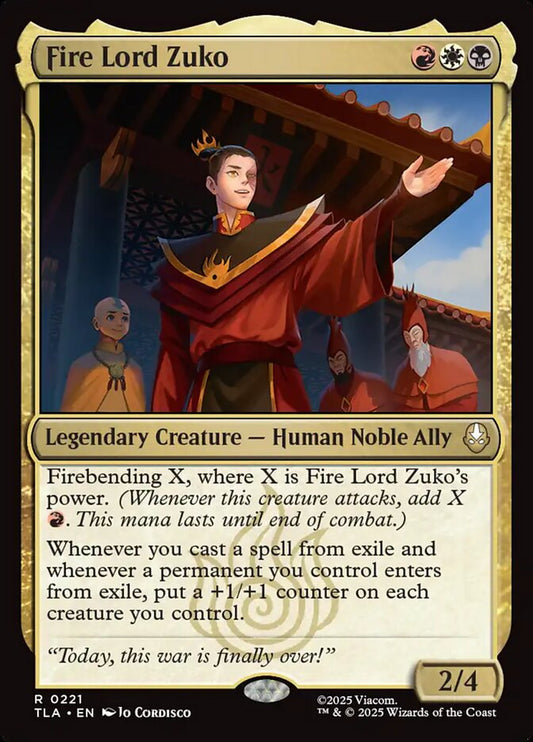 Fire Lord Zuko - TLA 221