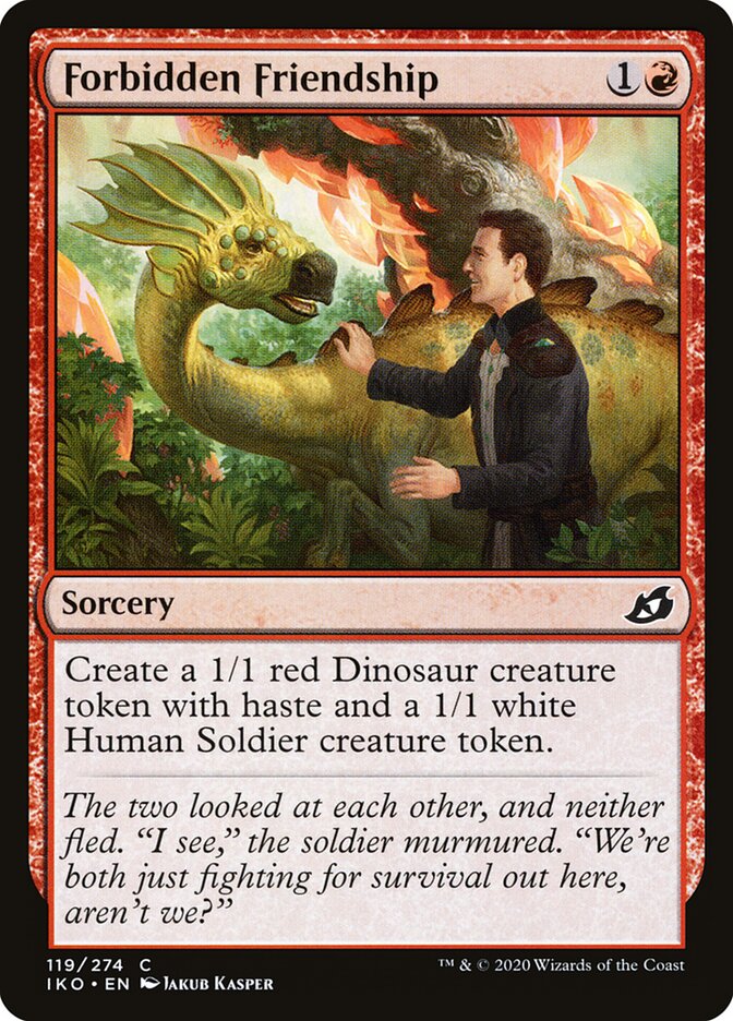 Forbidden Friendship - Ikoria: Lair of Behemoths 119 (Foil)