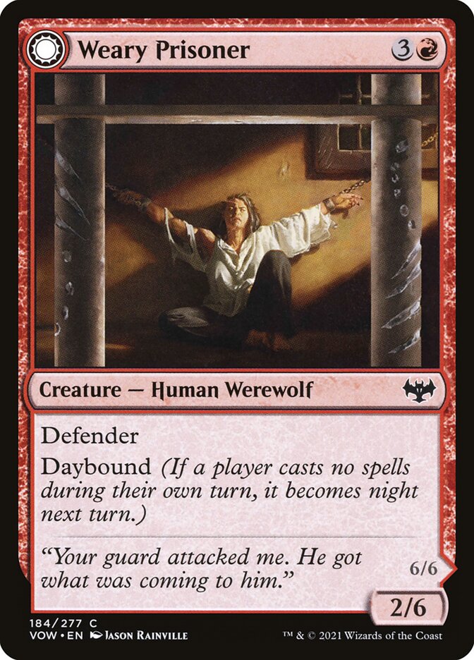 Weary Prisoner - Innistrad: Crimson Vow 184