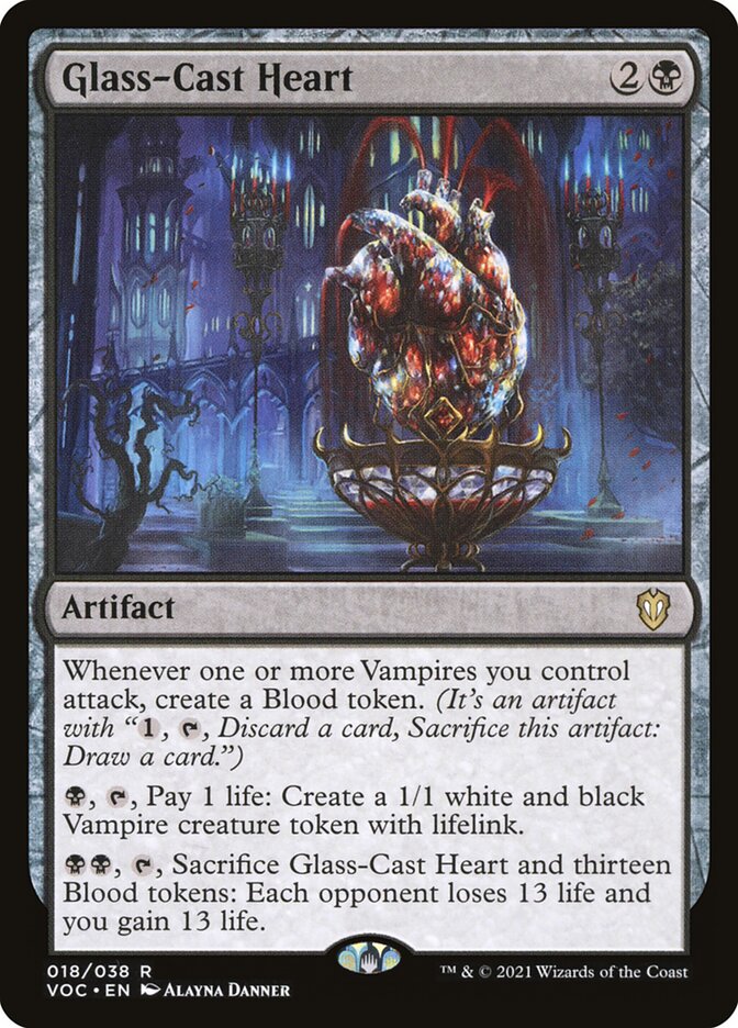 Glass-Cast Heart - VOC 18
