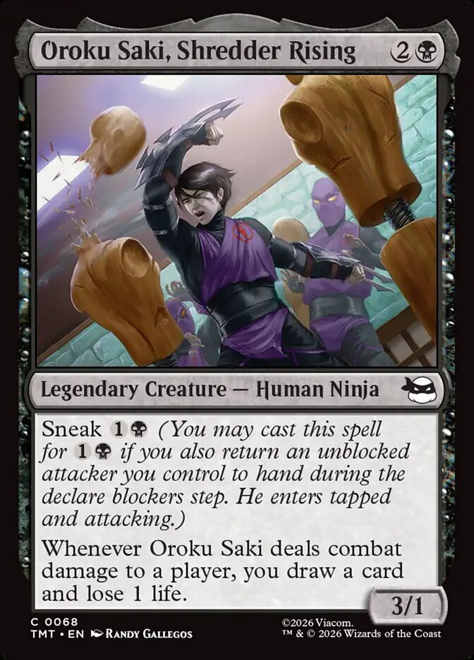 Oroku Saki, Shredder Rising - Teenage Mutant Ninja Turtles 68