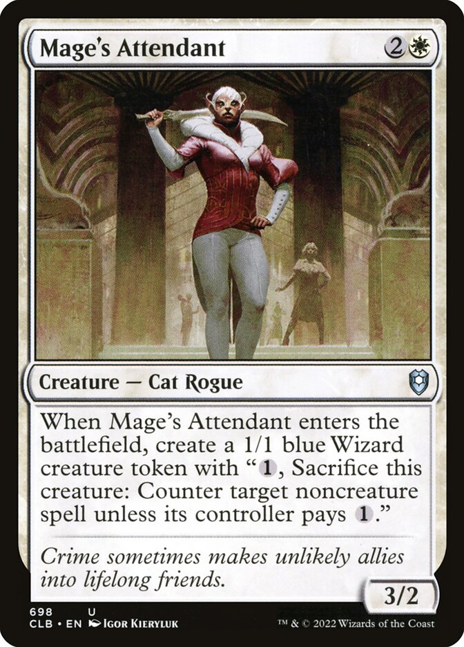 Mage's Attendant - Commander Legends: Battle for Baldur's Gate 698