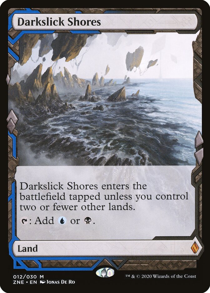 Darkslick Shores - Zendikar Rising Expeditions 12