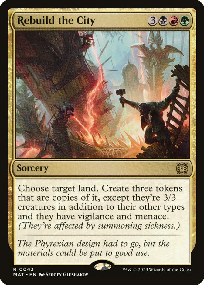 Rebuild the City - MAT 43  (Foil)