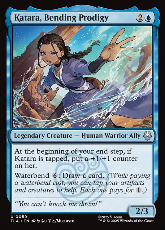 Katara, Bending Prodigy - TLA 59  (Foil)