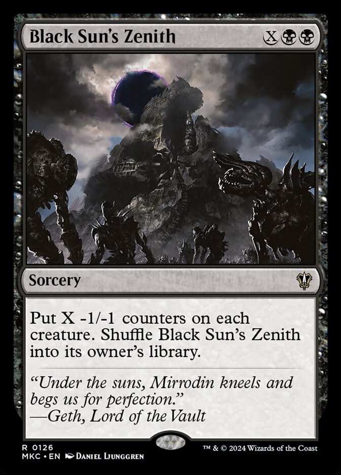 Black Sun's Zenith - MKC 126