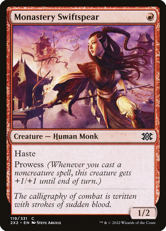 Monastery Swiftspear - 2X2 119  (Foil)