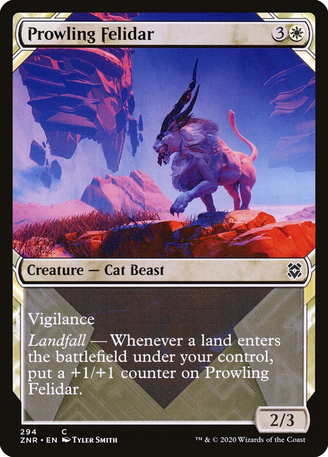 Prowling Felidar - Zendikar Rising 294 (Foil)