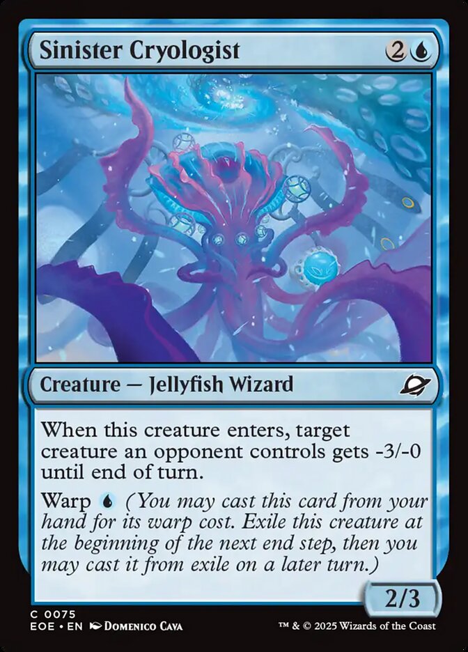 Sinister Cryologist - EOE 75  (Foil)
