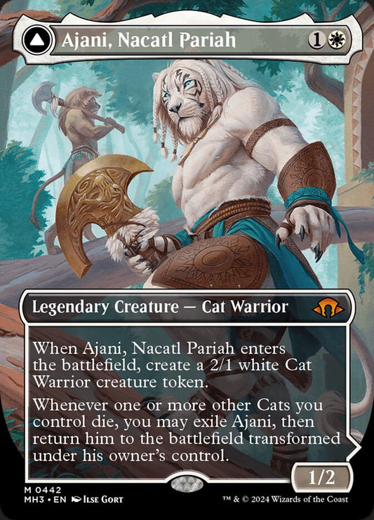Ajani, Nacatl Pariah // Ajani, Nacatl Avenger - MH3 442  (Foil)