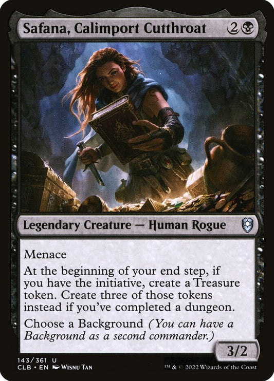Safana, Calimport Cutthroat - Commander Legends: Battle for Baldur's Gate 143 (Foil)