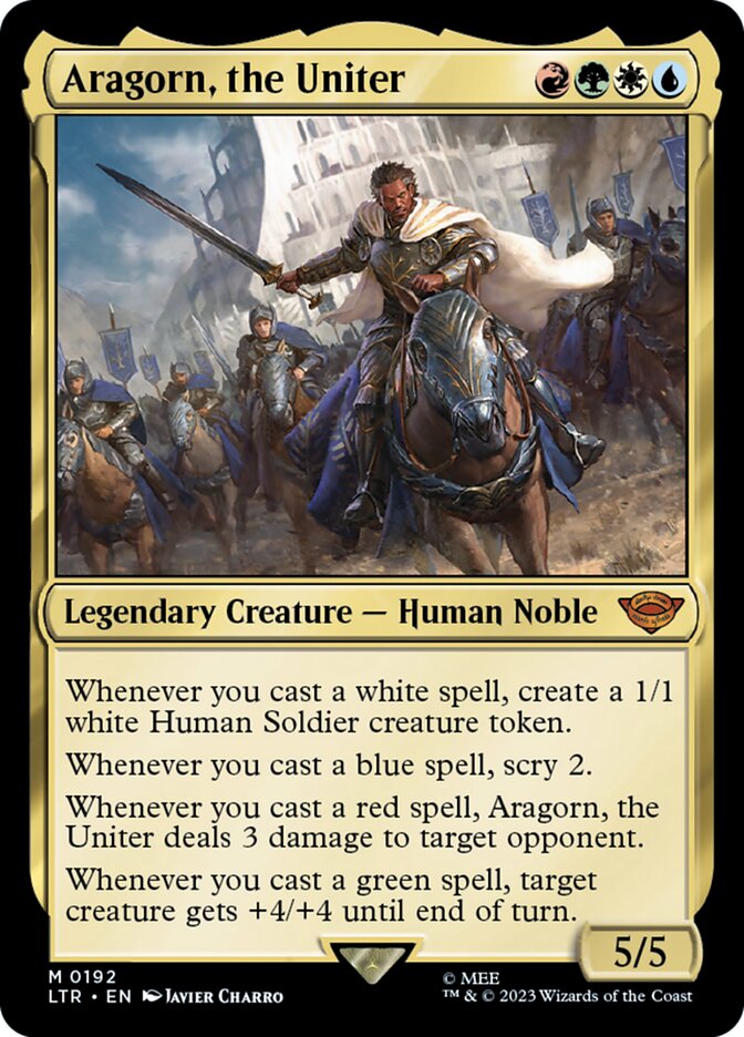 Aragorn, the Uniter - The Lord of the Rings: Tales of Middle-earth 192 (Foil)