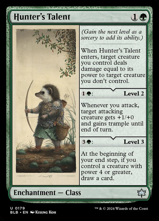 Hunter's Talent - BLB 179  (Foil)