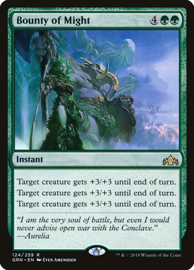 Bounty of Might - Guilds of Ravnica 124