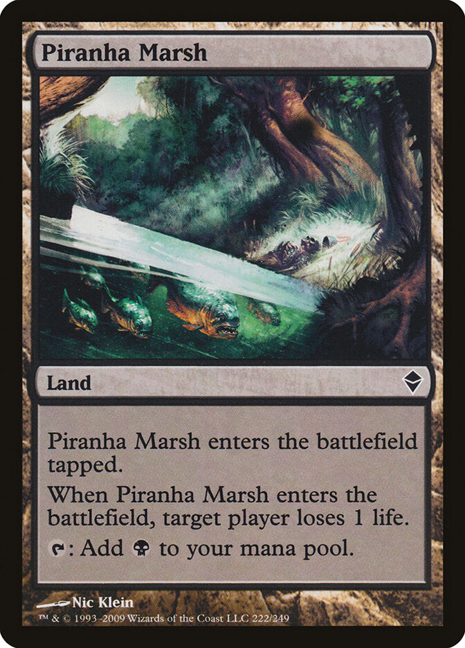 Piranha Marsh - Zendikar 222 (Foil)