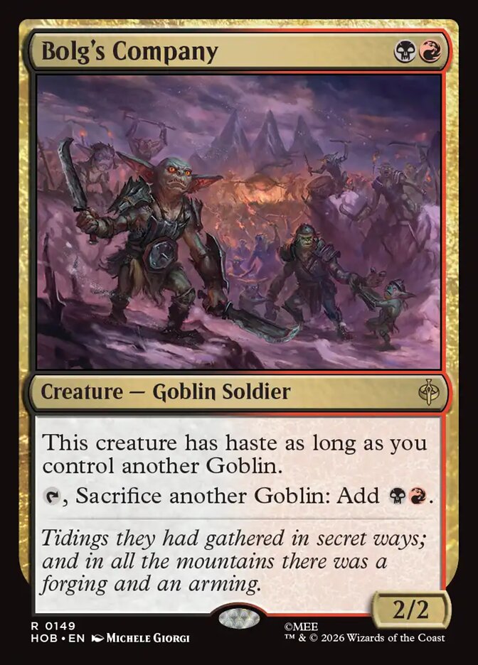 Bolg's Company - The Hobbit 149
