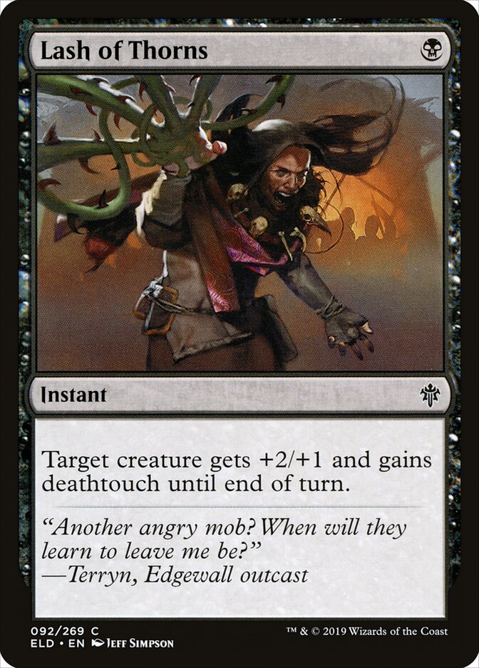 Lash of Thorns - Throne of Eldraine 92 (Foil)