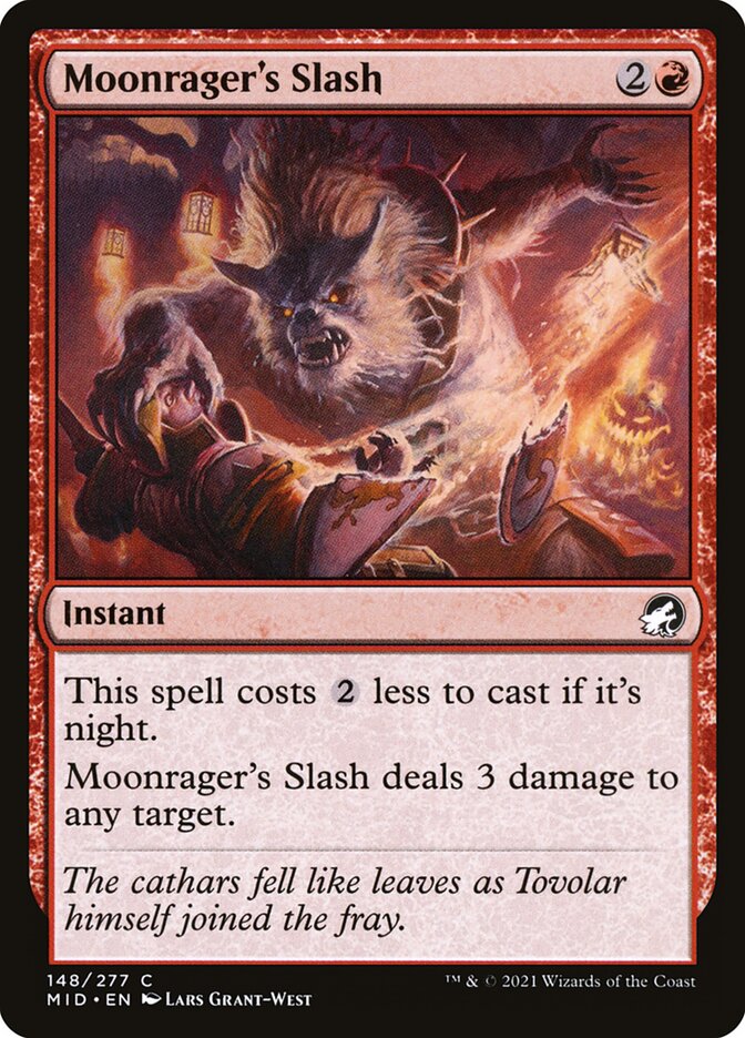 Moonrager's Slash - Innistrad: Midnight Hunt 148