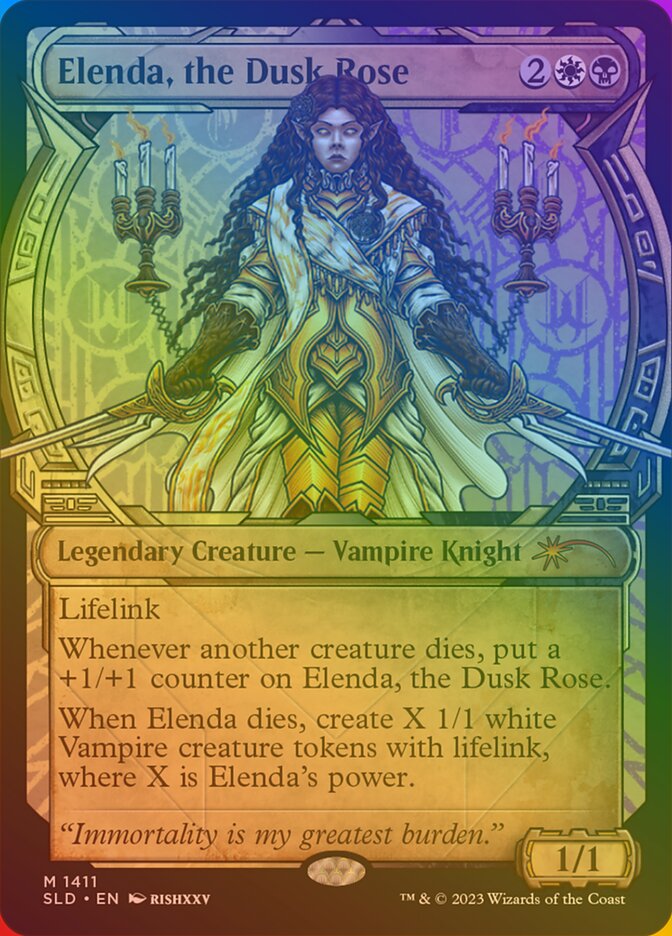 Elenda, the Dusk Rose - Secret Lair Drop 1411★ (Foil)