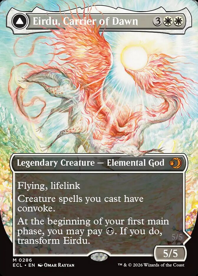 Eirdu, Carrier of Dawn // Isilu, Carrier of Twilight - Lorwyn Eclipsed 286