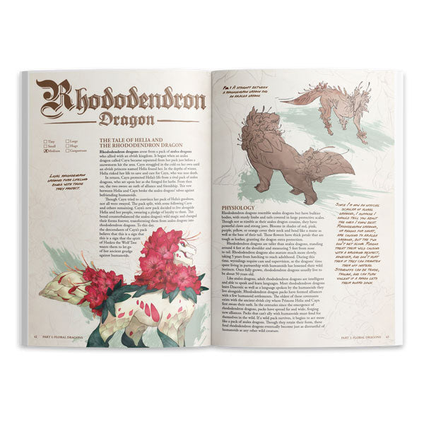The Field Guide to Floral Dragons: Hardcover Book