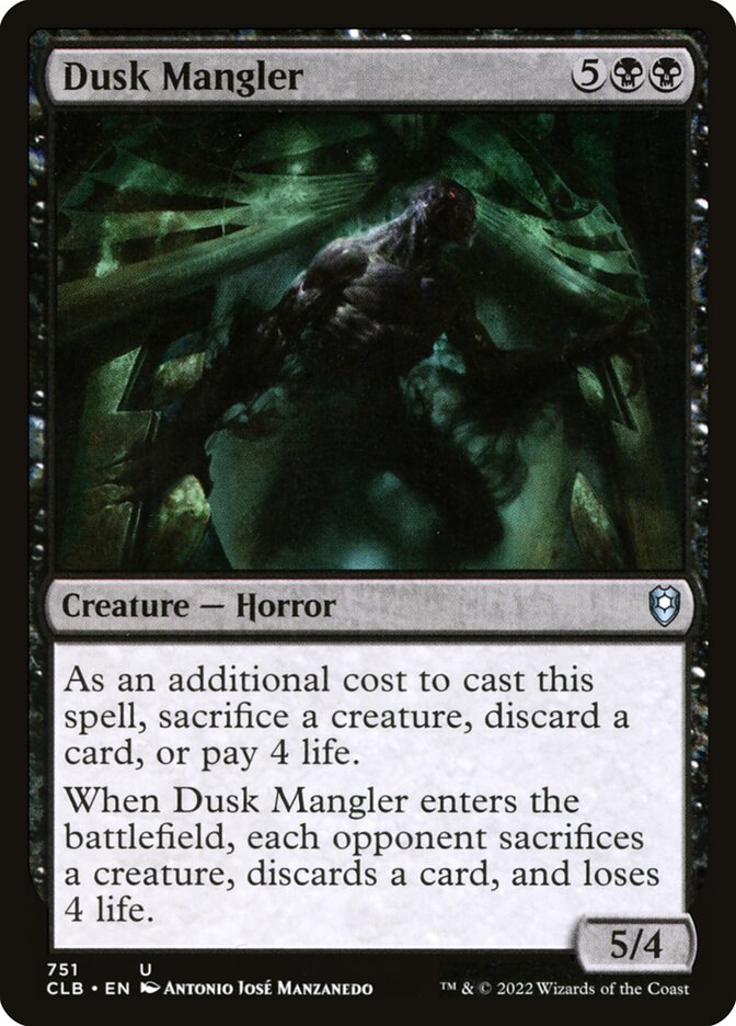 Dusk Mangler - Commander Legends: Battle for Baldur's Gate 751