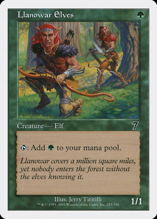 Llanowar Elves - 7ED 253