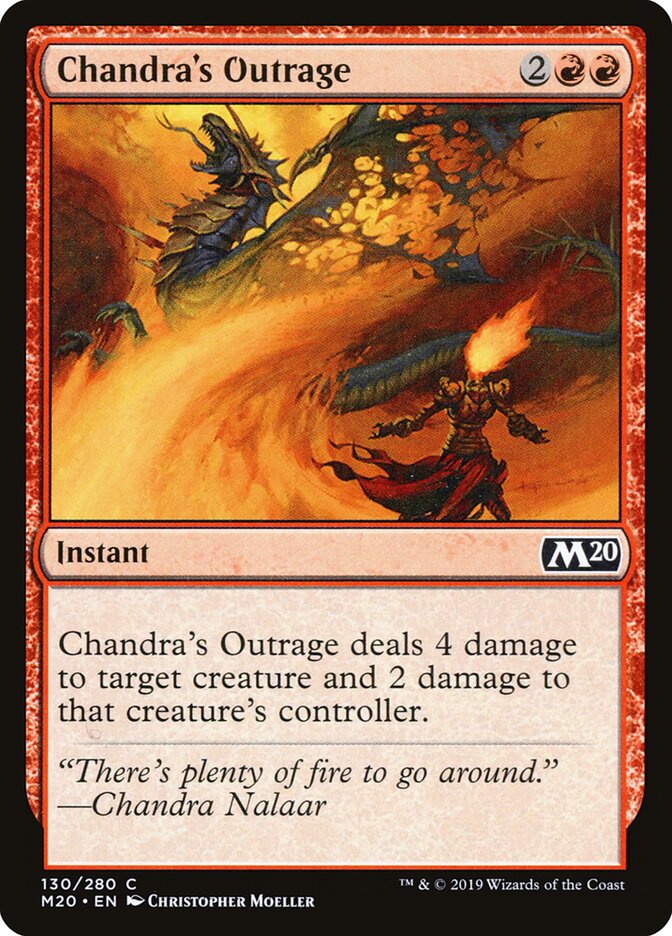 Chandra's Outrage - Core Set 2020 130