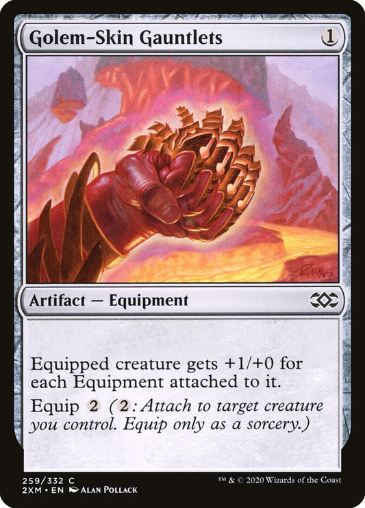 Golem-Skin Gauntlets - Double Masters 259