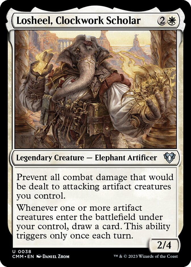 Losheel, Clockwork Scholar - CMM 38  (Foil)