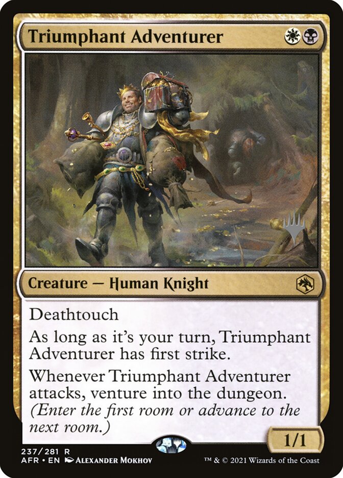 Triumphant Adventurer - Adventures in the Forgotten Realms Promos 237p