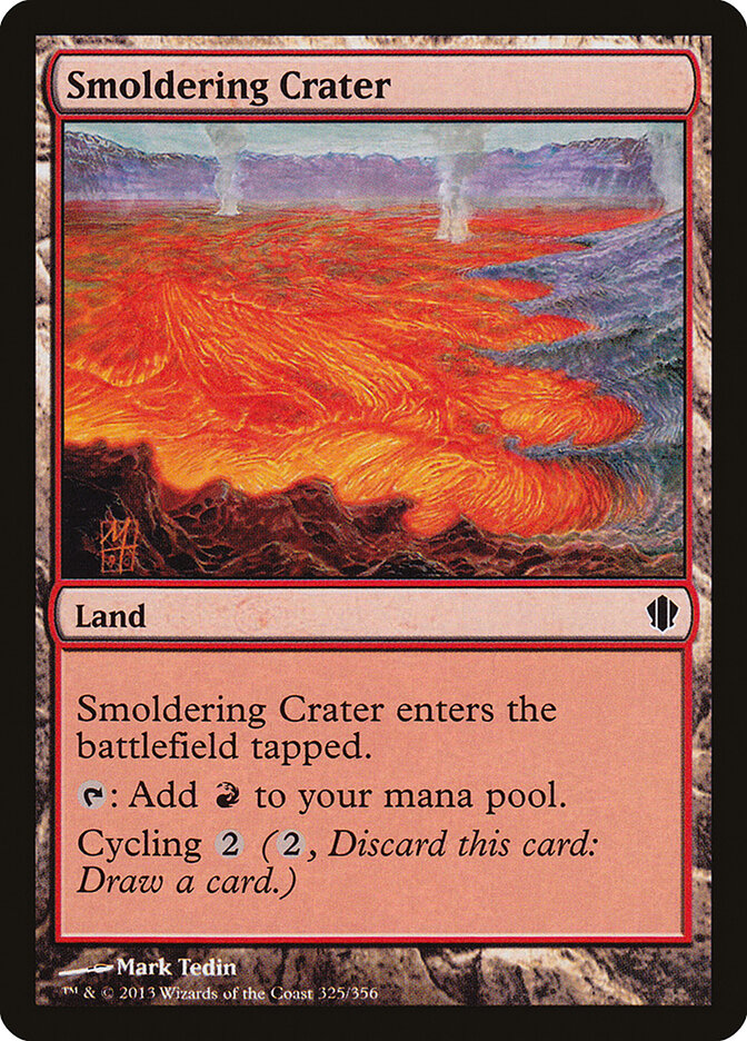 Smoldering Crater - Commander 2013 325