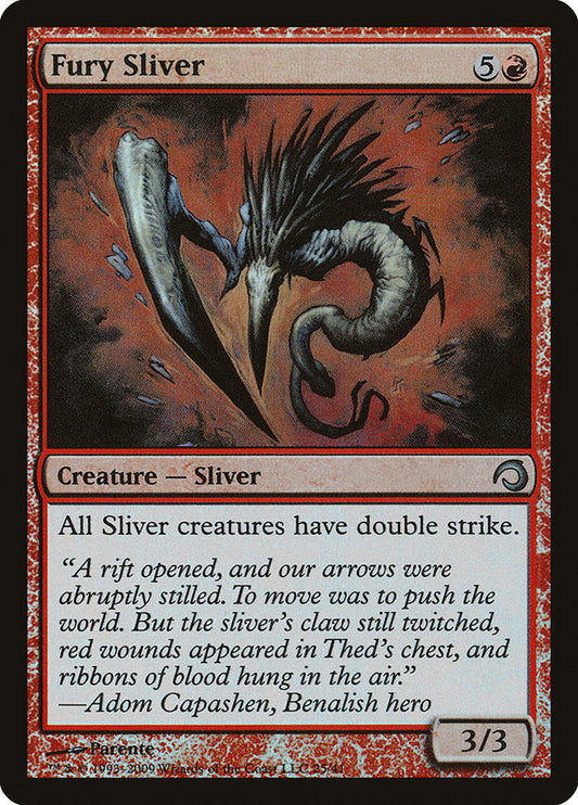 Fury Sliver - H09 25  (Foil)
