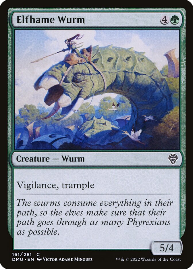 Elfhame Wurm - Dominaria United 161