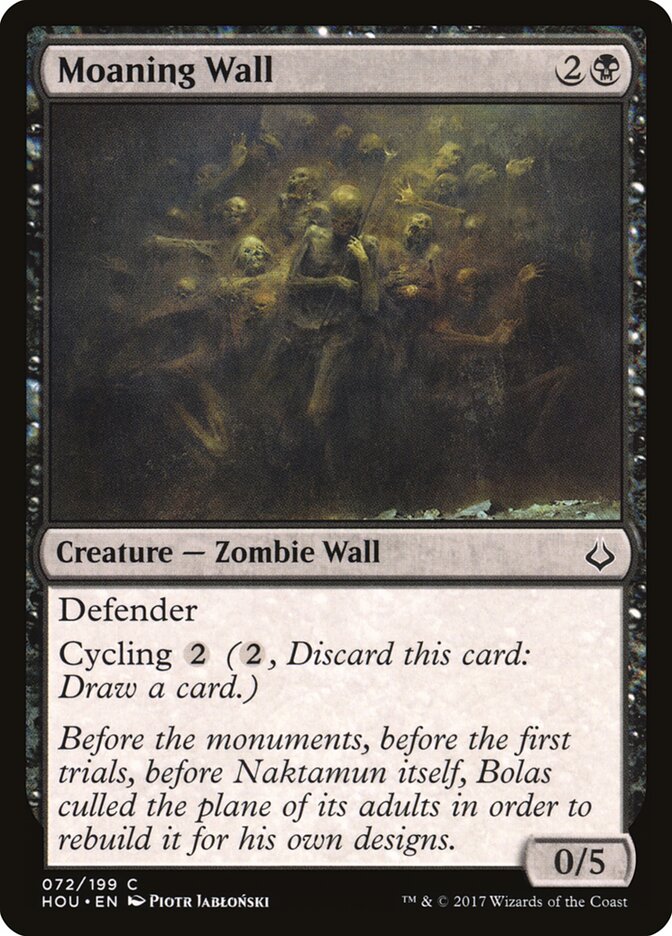 Moaning Wall - Hour of Devastation 72
