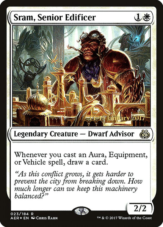 Sram, Senior Edificer - Aether Revolt Promos 23s (Foil)