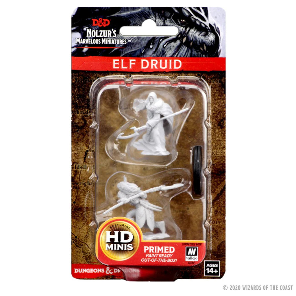 D&D Nolzur's Marvelous Miniatures: Elf Male Druid #72641