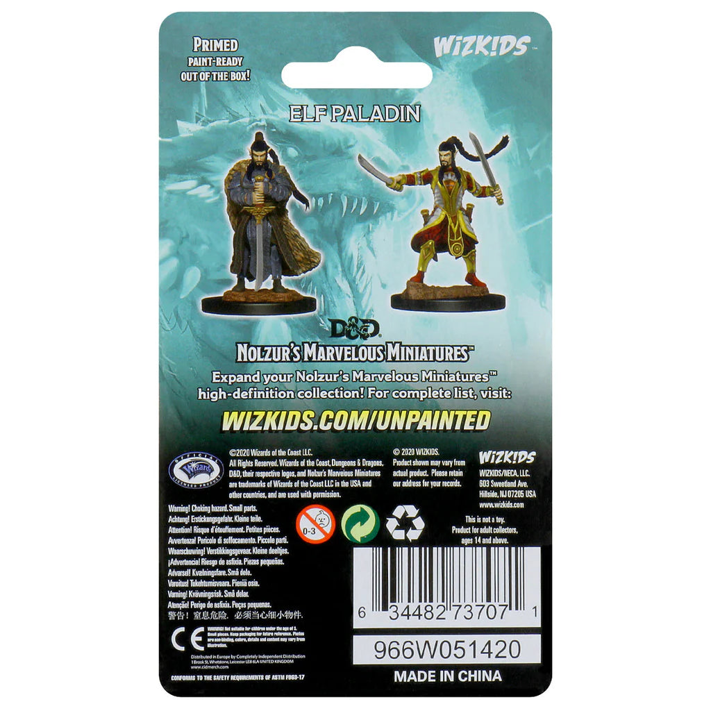 D&D Nolzur's Marvelous Miniatures - Male Elf Paladin #73707