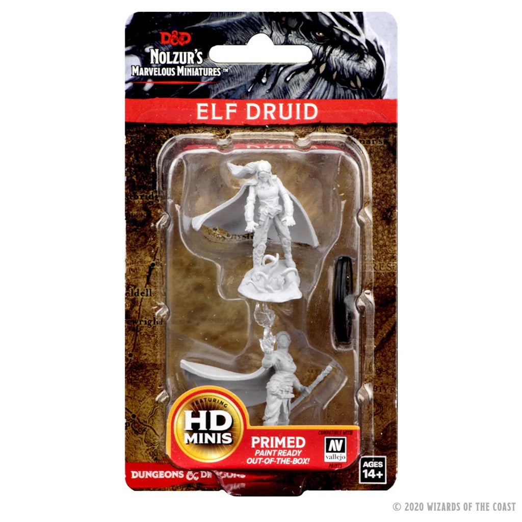 D&D Nolzur's Marvelous Miniatures: Elf Female Druid #72642