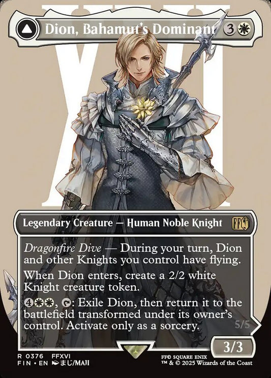 Dion, Bahamut's Dominant // Bahamut, Warden of Light - FIN 376