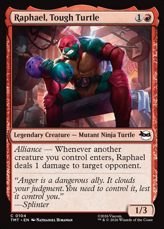 Raphael, Tough Turtle - TMT 104  (Foil)