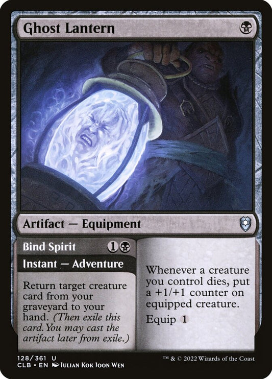 Ghost Lantern // Bind Spirit - CLB 128  (Foil)