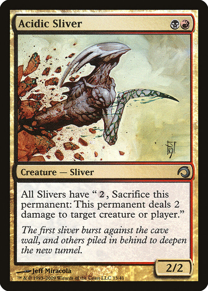 Acidic Sliver - Premium Deck Series: Slivers 13 (Foil)