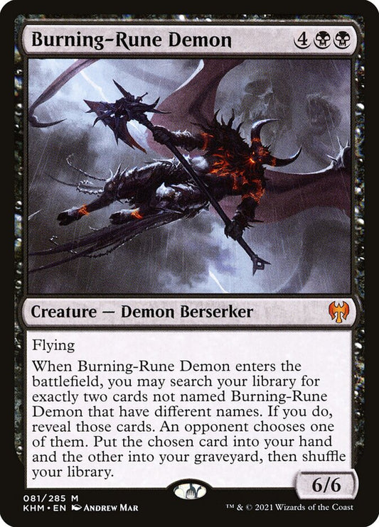 Burning-Rune Demon - KHM 81