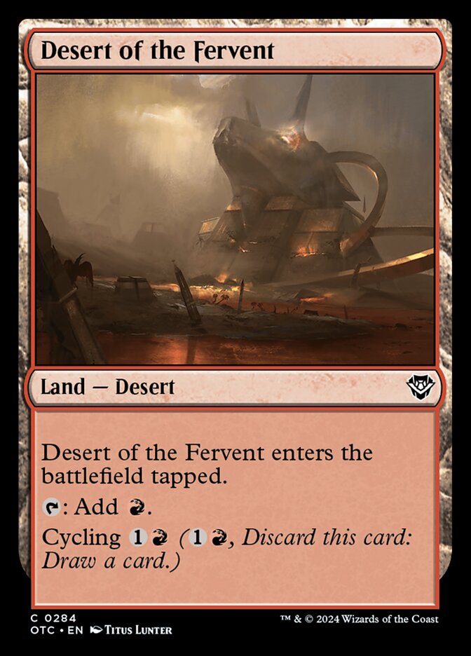 Desert of the Fervent - OTC 284