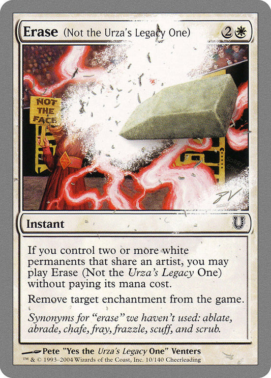 Erase (Not the Urza's Legacy One) - UNH 10
