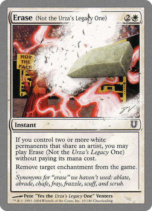 Erase (Not the Urza's Legacy One) - Unhinged 10