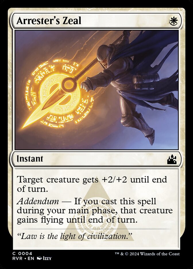 Arrester's Zeal - Ravnica Remastered 4 (Foil)